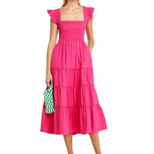 Kourt Calypso Maxi Dress Magenta Size Medium New